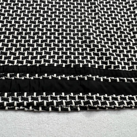 Anthropologie Postmark‎ Womens Black White Basketweave Tunic  Size Small - Picture 2 of 14